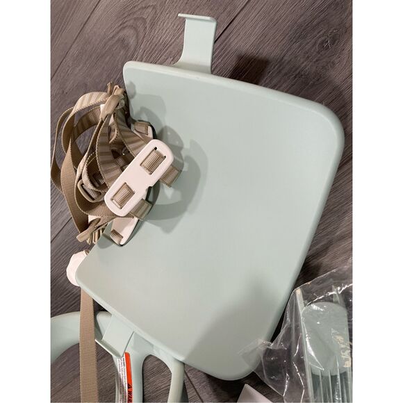 Stokke Tripp Trapp Baby Set V3 High Chair Blue For 6 Months Plus Safety Support - Picture 3 of 5